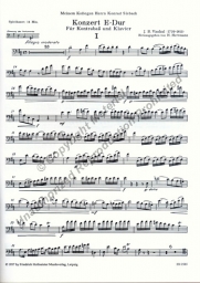 Concerto in E major for Bass