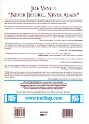 Never Before ... Never Again