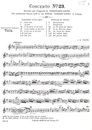 Viotti - Violin Concerto No. 23 in G major (FISCH)