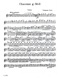 Vitali - Chaconne in G minor for Violin and Piano (KAL)