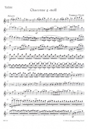 Vitali - Chaconne in G minor for Violin and Piano (BAR) Vitali - Chaconne in G minor for Violin and Piano (BAR)
