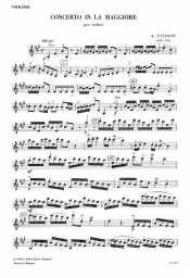 Vivaldi - Violin Concerto in A Major, Op. 9 No. 2, RV 345 (EMB)