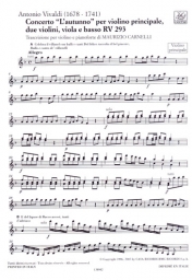 Vivaldi - Violin Concerto Op. 8 No. 3 "Autumn" RV 293 (RICORDI) Vivaldi - Violin Concerto Op. 8 No. 3 "Autumn" RV 293 (RICORDI)