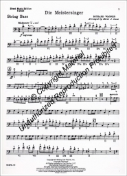 Wagner - Die Meistersinger for Bass and Keyboard (FISCH)