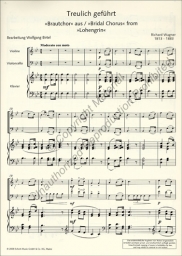 Wagner - Bridal Chorus from Lohengrin for Piano Trio (SCHOTT)