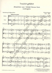 Wagner - Bridal Chorus from Lohengrin for String Trio (SCHOTT)