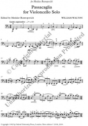 Passacaglia and Tema For Solo Cello