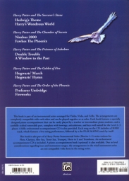 Selections from the Harry Potter Movies for Violin & CD