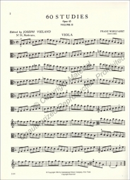 60 Studies Opus 45 Volume II for Viola