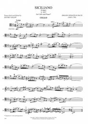 Bach - Siciliano (Largo) for Cello and Piano (INT)