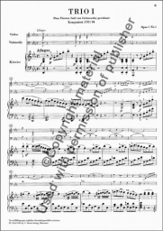 Piano Trios - Volume 1