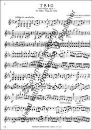 Trio in Eb Major, Op. 3 - Parts