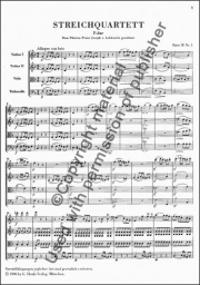 Beethoven - String Quartets Op. 18 Score (HEN)