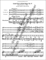 Five Piano Trios, Opp. 11, 44, 121a, WoO 38 & 39 - Score