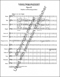 Violinkonzert D-Dur, Op. 61 - Score
