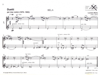 Duetti Per Due Violini