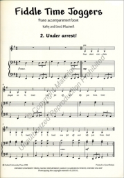 Fiddle Time Joggers - Piano accompaniment book
