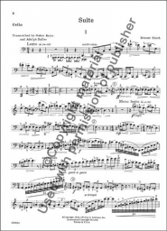 Bloch - Suite for Cello and Piano (SCHIR) Bloch - Suite for Cello and Piano (SCHIR)
