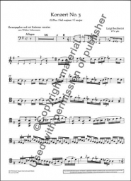 Boccherini - Cello Concerto No. 3 in G major (SCHOTT)