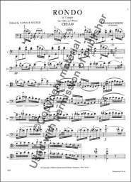 Boccherini - Rondo in C major for Cello and Piano (INT)