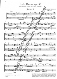 Sechs Duette, op. 40 Sechs Duette, op. 40