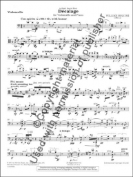Bolcom - Decalage for Cello and Piano (PRESS)