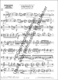 Orphéus pour Violoncelle seul