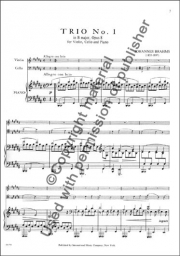 Brahms - Piano Trio No. 1 in B major, Op. 8 (INT)
