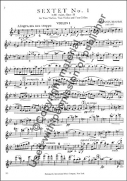 Sextet No. 1 in Bb major, Op. 18