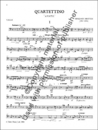 Britten - Quartettino (1930) Parts (FABER)