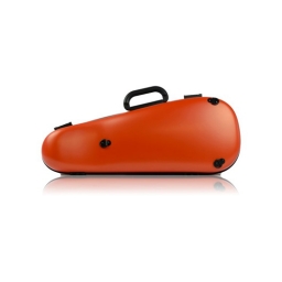 Bam Hightech Overhead Violin Case - Orangey