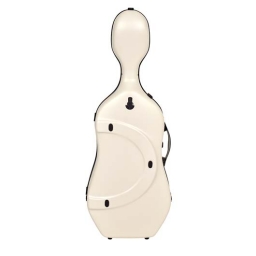 BAM Supreme Ice Hightech Cello Case - White - Black Trim