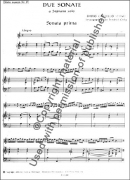 Duo Sonata a Soprano Solo