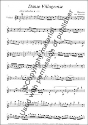 Danse Villageoise - Parts
