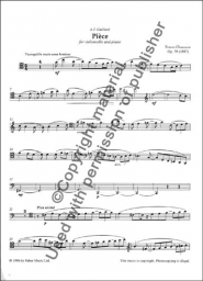 Chausson - Pièce for Cello and Piano, Op. 39 (FAB)