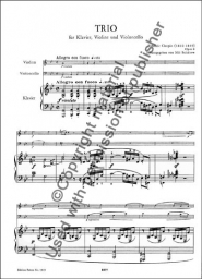 Piano Trio in G Minor, Op. 8