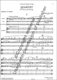 Copland - Piano Quartet (B&H)