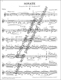 Sonata for Violin and Piano in g minor