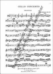 Delius - Concerto for Cello and Piano (MASTERS)