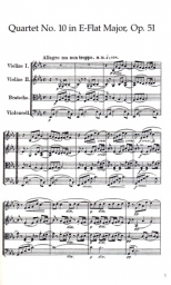 Five Late String Quartets, Op. 51, 61, 96, 106, 105