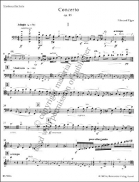 Elgar Cello Concerto - Barenreiter