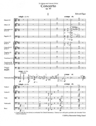 Concerto in E minor for cello and orchestra (Study Score) URTEXT