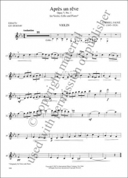 Fauré Après un rêve, Op. 7, No. 1