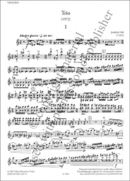 Jindrich Feld - Trio for flute, cello and piano