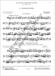 Feuillard - Le Jeune Violoncelliste Vol. 1B (DELR)