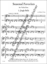 Seasonal Favorites for Violin Duet