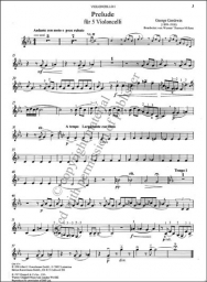 Gershwin - Prelude II and Fragment for Cello Ensemble