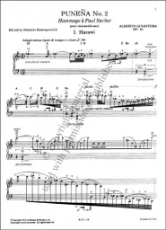 Ginastera - Puneña No. 2, Op. 45 for Cello and Piano (B&H)