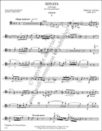 Glinka - Sonata in D minor for Cello and Piano (INT)