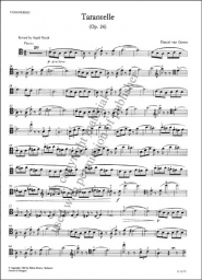 Goens - Tarantelle for Cello and Piano (EMB)